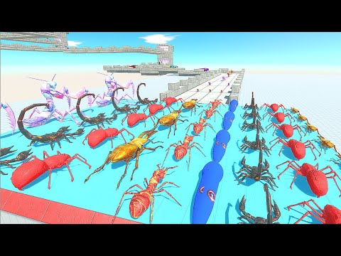 Colored Giant Invertebrates vs All Units CHAMPIONSHIP - Animal Revolt Battle Simulator