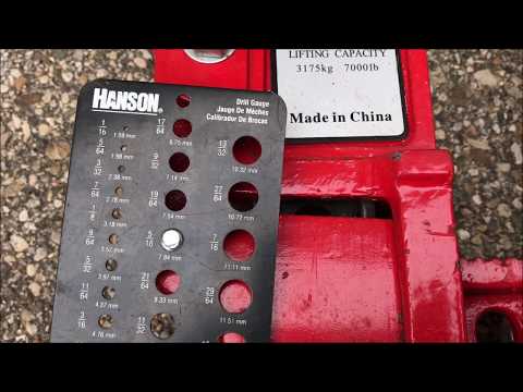 OldGuyDIY Harbor Freight Reese Hi-Lift Farm Jack Compare Same Lift Capacity Smaller 5/16 Shear Bolt?