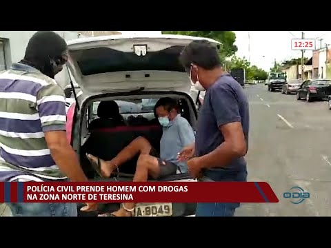 Polícia Civil prende homem com drogas na Zona Norte de Teresina 20 01 2021