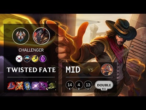Twisted Fate Mid vs Qiyana - KR Challenger Patch 10.11