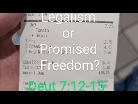 Perceiving Trials. (Deuteronomy 7:12-15)