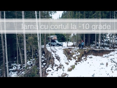 Am dormit în cort în pădure, IARNA! (Vlog #38)