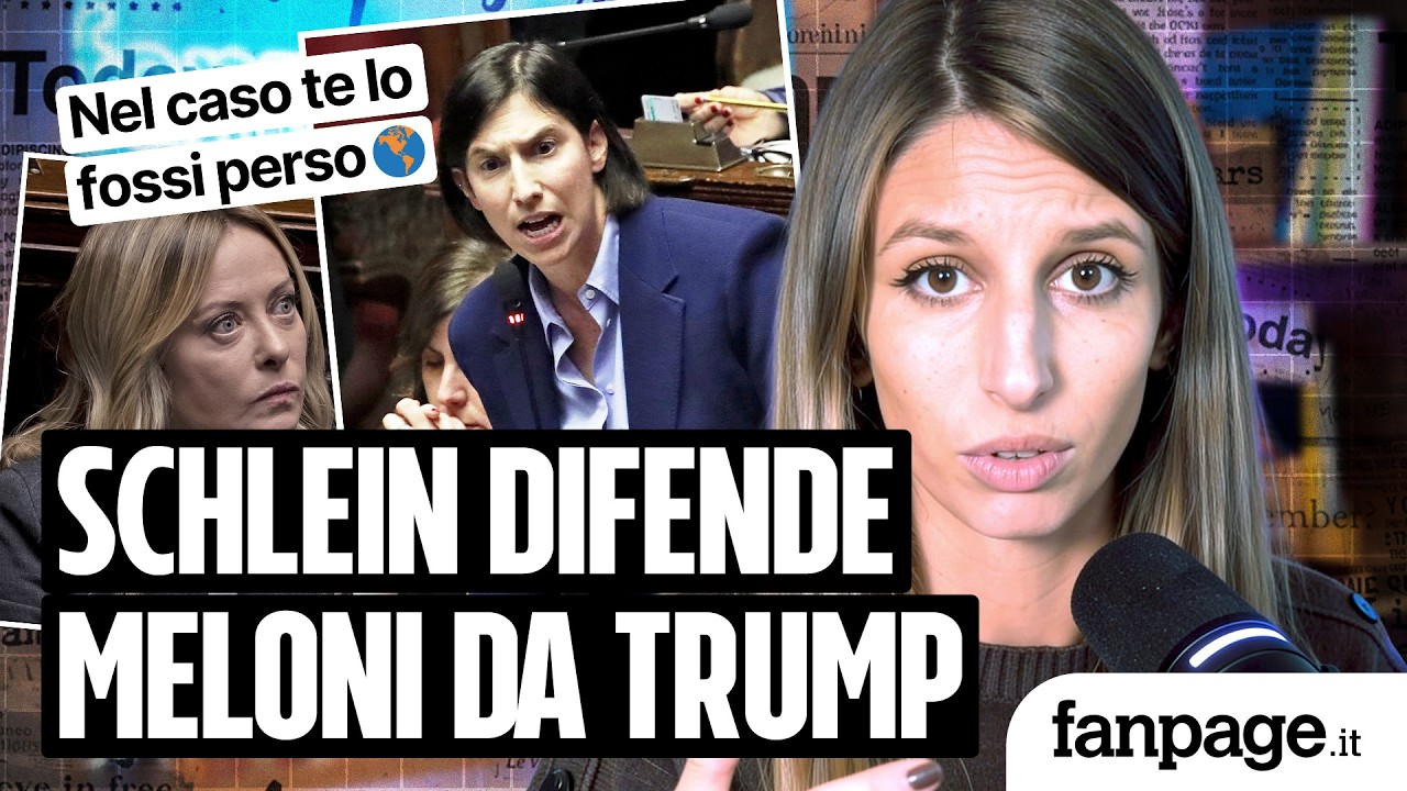 Il Papa e Meloni ancora bersaglio di Trump, Schlein difende la premier