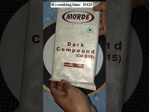 MORDE Dark Compound Chocolate Asmr🍫😋🤩#satisfyingasmr #shortsfeed #shorts