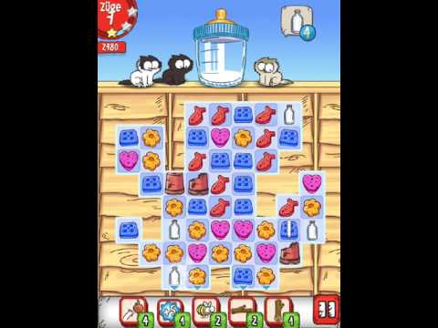 Simons Cat - Crunch Time - Level 166 - No Boosters (by match3news.com)