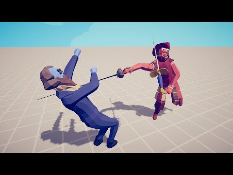 TABS | Fencer Vs Teacher!! | Rematch V2 | Who Won The Battle?!! |