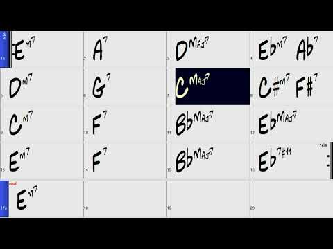 Long Tune Up backing track fast tempo