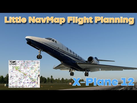 Flight Planning  with Little NavMap to KPHF: Citation X VFR Hop in X-Plane 12