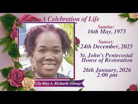 SJPC House of Restoration Ministries || Lilie-may George homegoing service|| 26/01/26