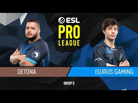 CS:GO - DETONA vs. Isurus [Dust2] Map 2 - Group D - ESL Pro League Season 9 Americas