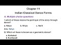 Indian classical dance forms class 7 question answer chapter 11 new image English reader