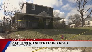 2 children, father found dead in Preble County identified