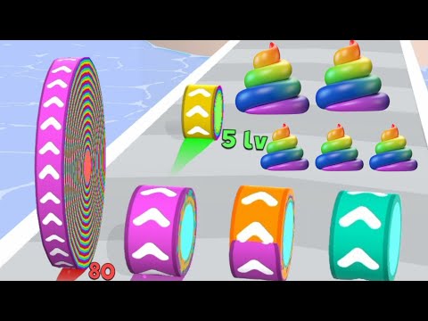 PEEL RUNNER 3D - Layer Runner ASMR Game Part 1 MarsGaming