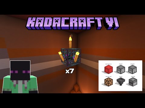 KadaCraft Season 6 | Episode 9 : 7 Spider Spawner And Redstone Components