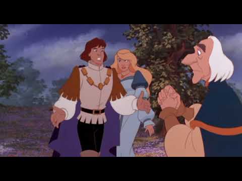 The Swan Princess 1997: Prince Derek brings back Princess Odette from the wicked Socerer HD view.