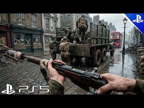 The worst Germans decided to invade London, Fight or Flee. - Battlefield [PS5 4K]