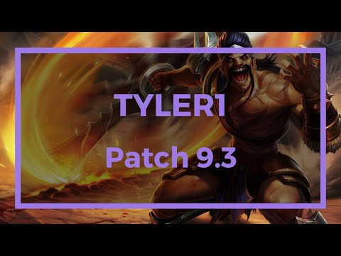 [Tyler1] ADC Draven vs Xayah - Patch 9.3