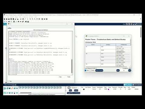 16.3.1 Packet Tracer - Troubleshoot Static and Default Routes || ALICHOZIN XI TKJ AXIOO