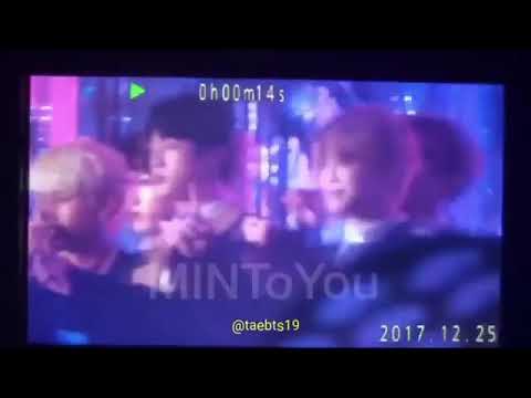 (171225) BTS Jimin and Red Velvet Seulgi SBS Gayo Daejun Moment part 1