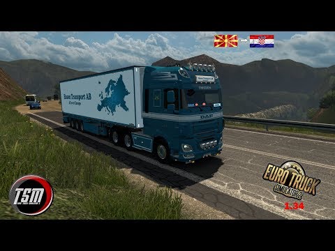 ETS2 1.34 I My Trucking Diary - Episode #118 I Skopje to Dubrovnik I TSM Map 1.34