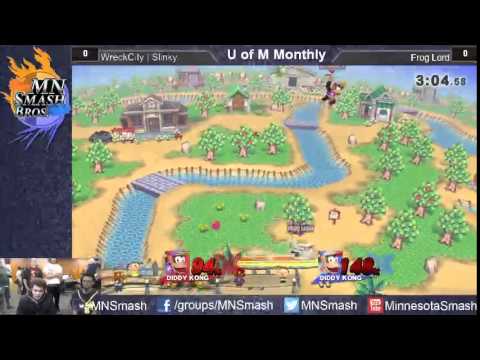 UoM-M4: Smash 4 Singles - WC | Slinky (Diddy, Olimar) vs. MN Moe (Diddy)