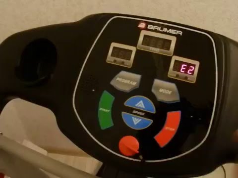 Беговая дорожка Brumer или Ferrum TM1370D ошибка Е2