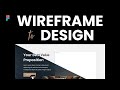 Wireframe to Design in Figma | Live Design Stream