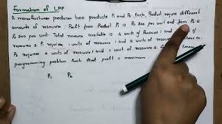 Download the video "LPP Linear Programming Problem Formation|GAMAT101 Group A Mathematics for Information Science|Part 6"