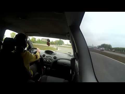 2022.10.22 Országos szlalom bajnokság M-ring..Ifj Hanák Gábor Toyota Yaris