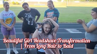 Download lagu Beautiful Girl Headshave Transformation | From Long Hair to Bald mp3