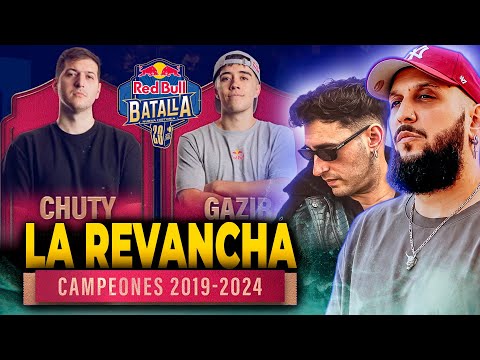 🔥 CHUTY VS GAZIR 🔥 LA REVANCHA DE RED BULL 🔥 RED BULL BATALLA 20 AÑOS