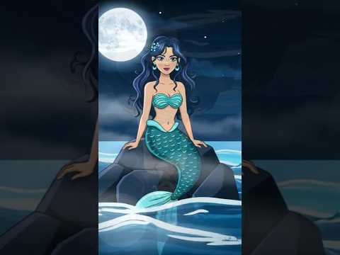 mystical mermaid transformation under the full moon | ai fantasy short