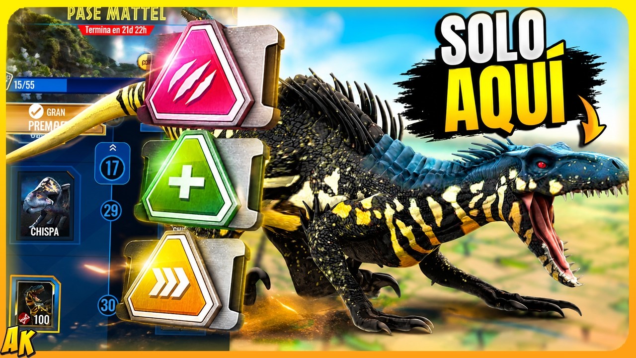 ¡NO COMPRES el pase de batalla sin ver esto! RESET BOOST, INDORAPTOR de MATTEL Jurassic World Alive