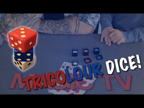 TriColour Dice by Wayne Dobson | An Amazing Trick By A True Legend Of Magic!