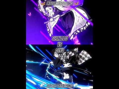 Shinobu Vs Giyu [Update] #demonslayer #edit #fananimation