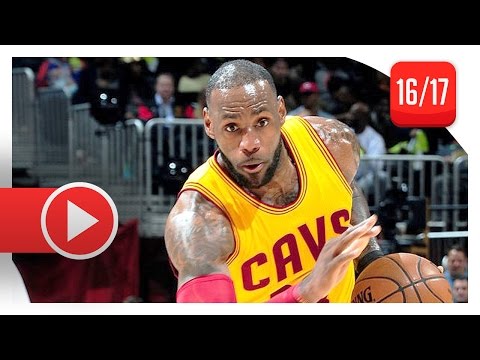 LeBron James Full Highlights vs Hawks (2017.03.03) - 38 Pts, 13 Reb, 8 Ast