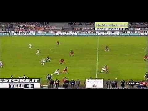 6 Maggio 2001 - Juve Roma 2-2 immagini da Tele+ nero