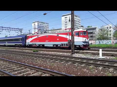 Trenuri si activitate feroviara cu mecanici de treaba  in Gara Bucuresti Basarab (27.04.2022)