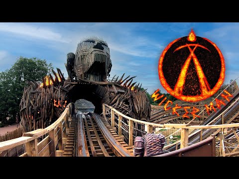 Wicker Man [4K] Front Seat POV - Alton Towers Resort