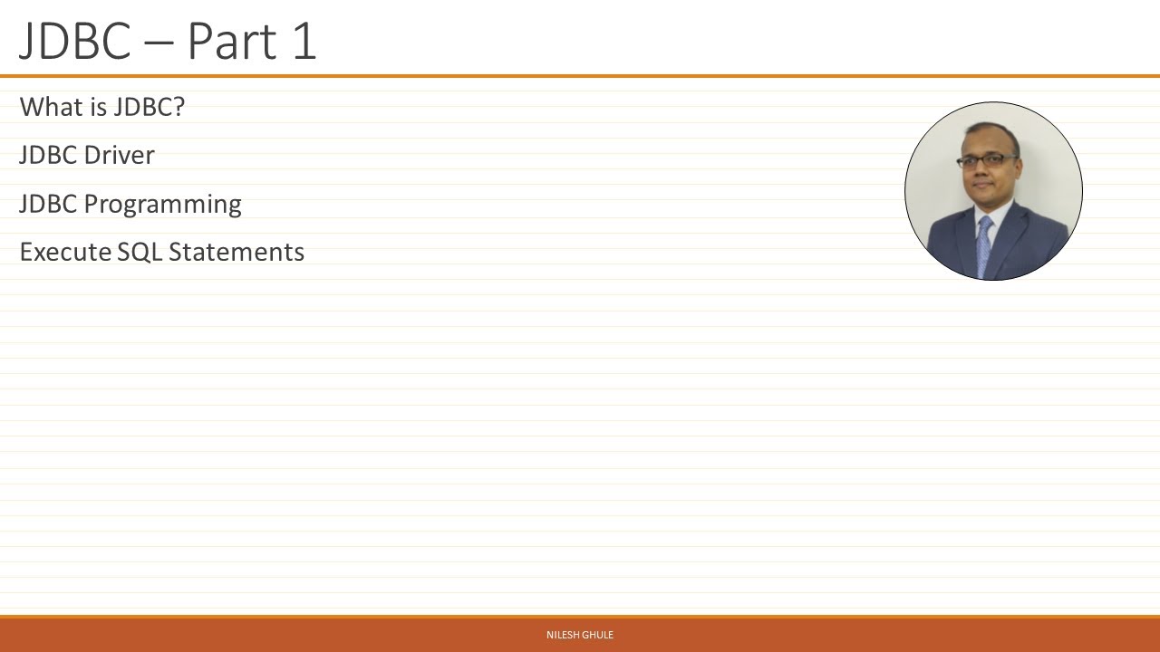 JDBC 1 - Getting Started