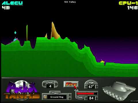 Pocket Tanks Deluxe (2001) - Retro Gameplay (Special Edition) (FULL HD 1080p 60FPS)