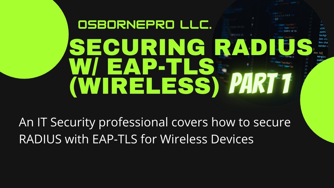 Securing RADIUS with EAP-TLS [Windows Server 2019]