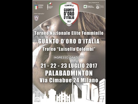 Guanto D'Oro Femminile Trofeo L. Colombi 2017 - FINALI