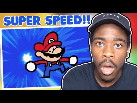 MARIO TOO FAST!! | Speedrunner Mario VS Melee Fox Reaction