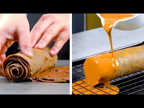 Die wohl beste Idee mit 6 zusammengerollten Crêpes!
