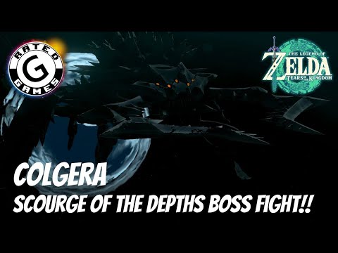 Colgera - Scourge of the Depths Boss Fight - Tears of the Kingdom Boss Fights