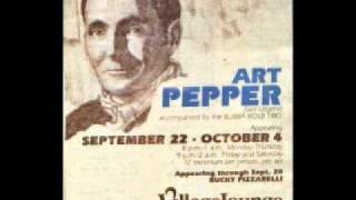 Art Pepper - Live   "What Is This Thing Called Love"
