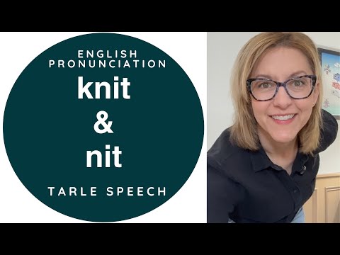 學習 "KNIT & NIT "的發音--美式英語同音字發音#learnenglish (Learn to Pronounce KNIT & NIT - American English Homophone Pronunciation #learnenglish)