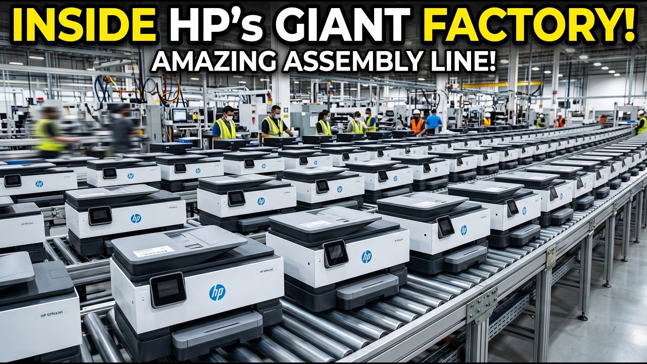 HP Printer Production Line – Full Factory Tour