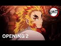 [Not Edited] Demon Slayer Opening 2 - Akeboshi | Creditless | HQ | English / Romaji Subtitles
